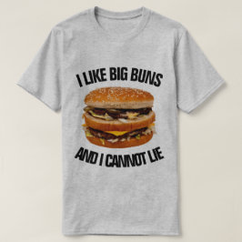 T-shirt Eu gosto de bolos grandes e eu não posso