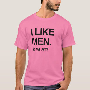 T-SHIRT EU GOSTO DE HOMENS E DAÍ