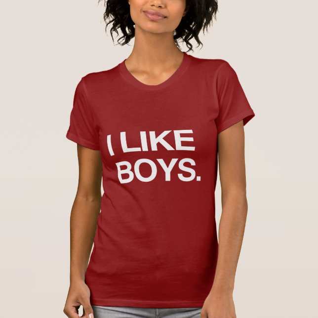 T-SHIRT EU GOSTO DE MENINOS (Frente)