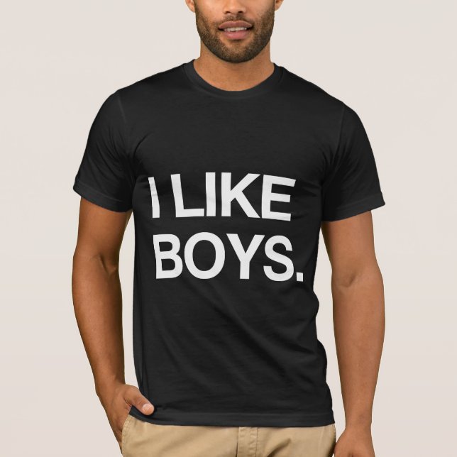 T-SHIRT EU GOSTO DE MENINOS (Frente)