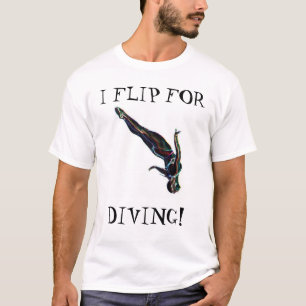 T-shirt Eu lanço mergulhando