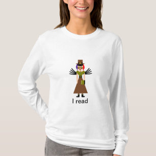 T-shirt "Eu leio" Steampunk Goggle Girl
