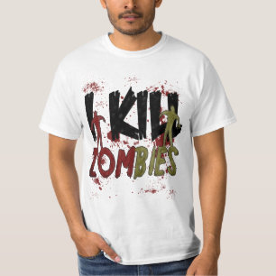 T-shirt Eu Matar Zombies