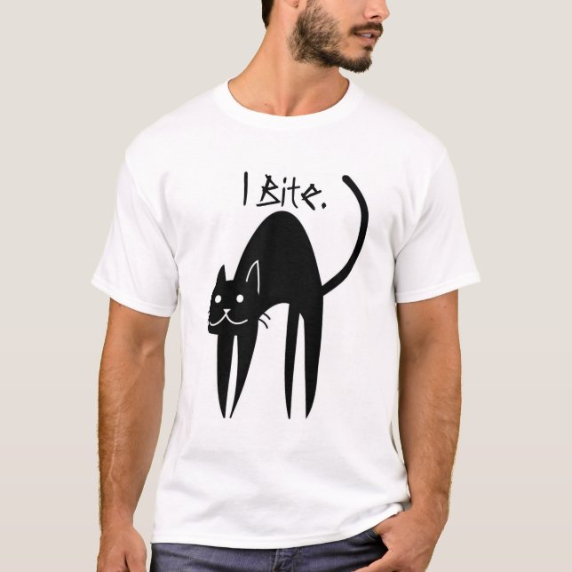 T-shirt Eu mordo (Frente)