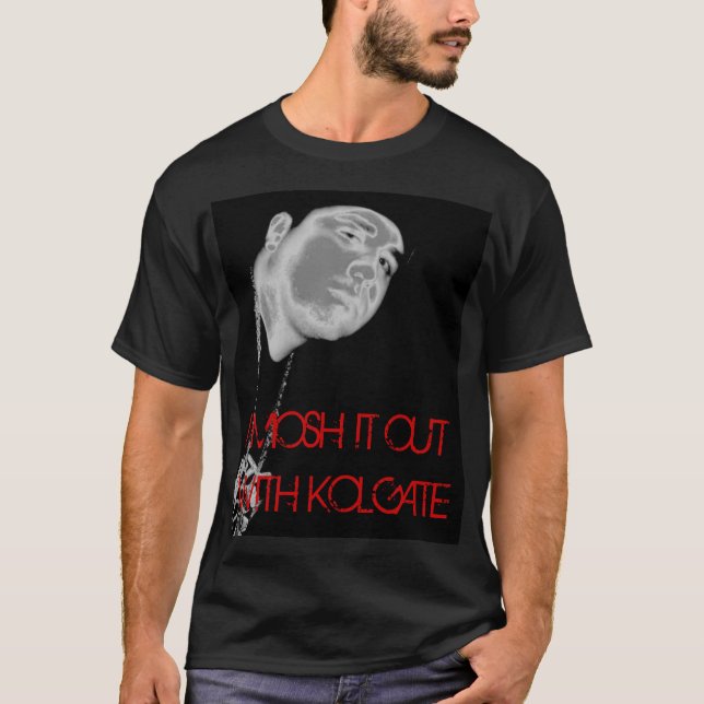 T-shirt Eu Mosh ele para fora imagem (Frente)