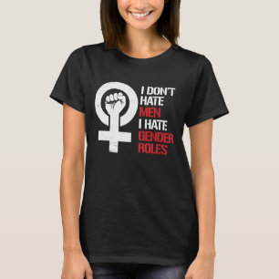 T-shirt Eu não deio homens que eu deio papéis do género