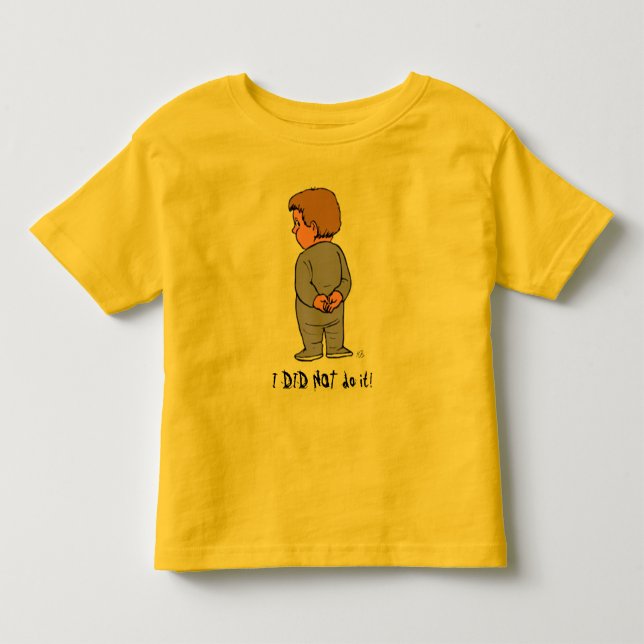 T-shirt EU não o fiz! , KB (Frente)