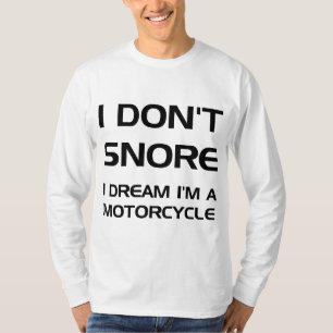 T-shirt Eu não ressono sonho que de I eu sou uma