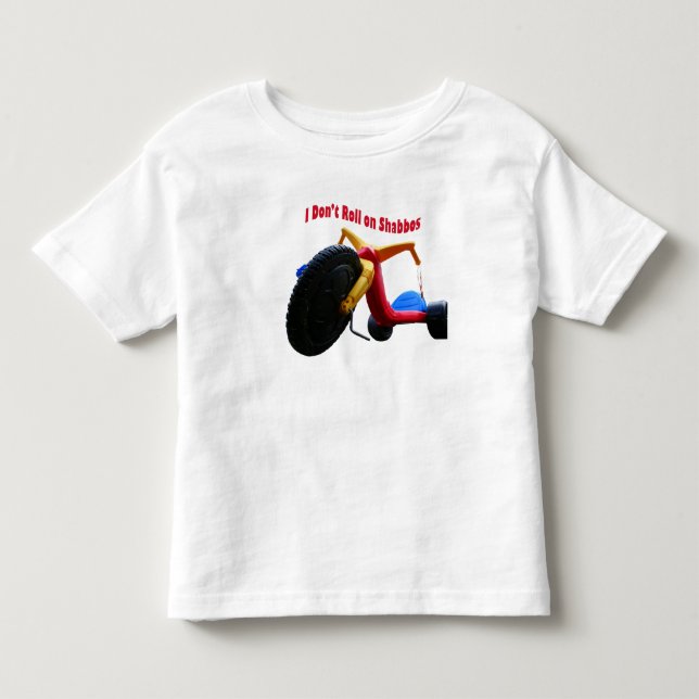 T-shirt Eu não rolo em Shabbos (Frente)