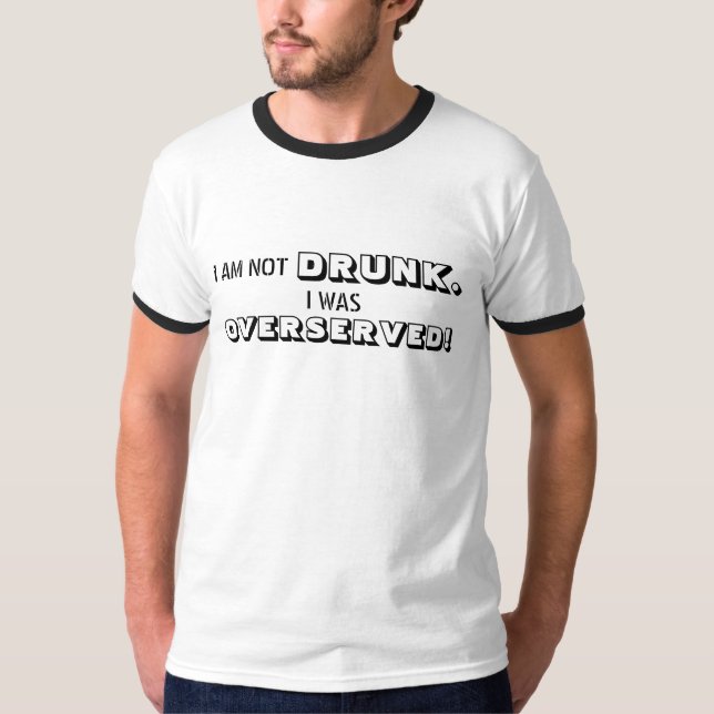 T-SHIRT EU NÃO SOU BEBIDO (Frente)