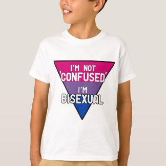 T-shirt Eu não sou confuso, mim sou bissexual