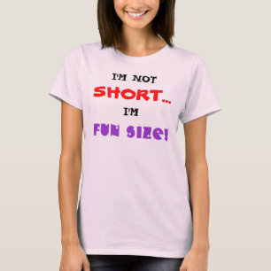 T-shirt Eu não sou CURTO… Eu sou TAMANHO do DIVERTIMENT