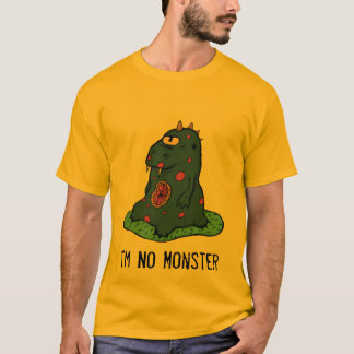T-shirt Eu não sou nenhuma versão de texto do monstro 19