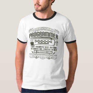 T-shirt Eu não testo sempre meu código