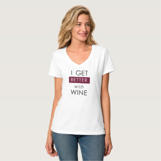 T-SHIRT EU OBTENHO MELHOR COM VINHO