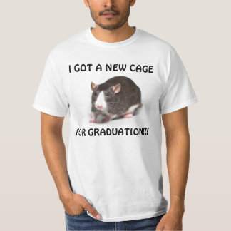 T-SHIRT EU OBTIVE UMA GAIOLA NOVA, PARA O RATO DA