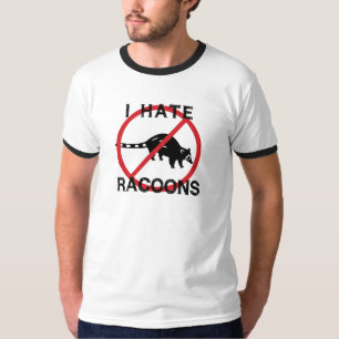 T-shirt Eu Odeio Guaxinins