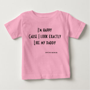 T-shirt Eu olho como meu pai