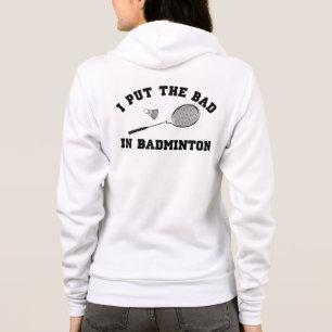 T-shirt Eu pôr o mau no Badminton