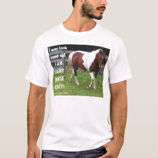 T-shirt Eu posso olhar são mas, EU SOU CAVALO da PINTURA