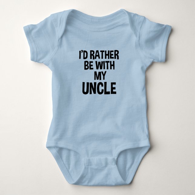 T-shirt Eu preferencialmente com meu tio, meu sobrinho eng (Frente)