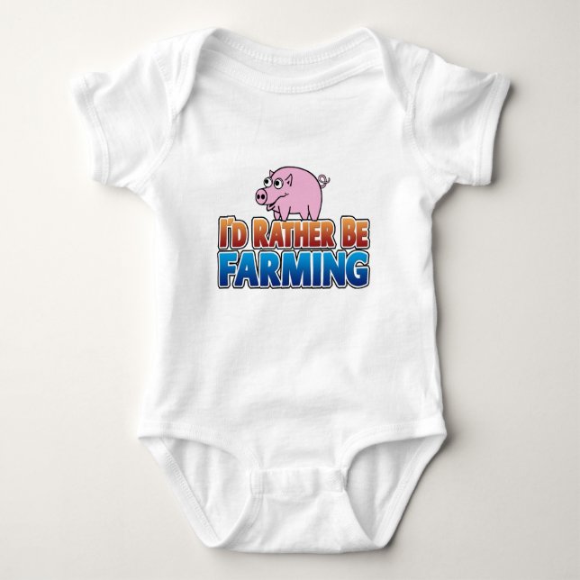 T-shirt Eu Preferencialmente estar a agricultura! (agricul (Frente)