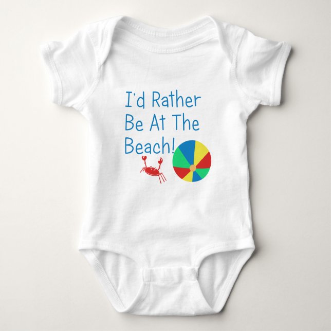 T-shirt Eu preferencialmente estaria na praia (Frente)