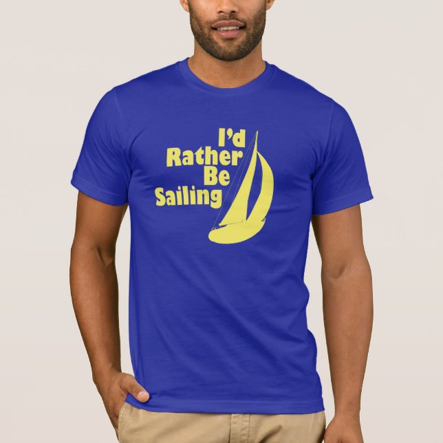 T-shirt Eu preferencialmente estaria navegando (Frente)
