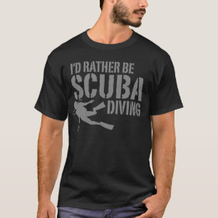 T-shirt Eu preferencialmente seria mergulho autónomo