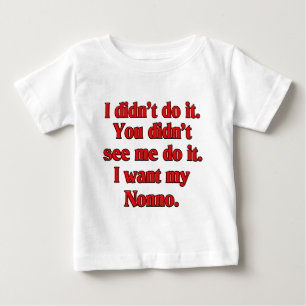 T-shirt Eu quero meu nonno (avô italiano).