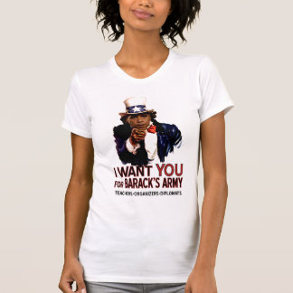 T-shirt Eu quero-o - o T das senhoras políticas de Obama