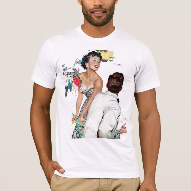 T-shirt Eu quero um homem (Frente)