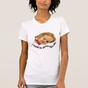 T-SHIRT EU RASGUEI MINHA ZORRA SANGRENTA DIRIJO FORA