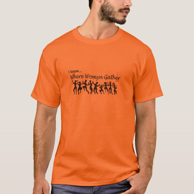 T-shirt Eu sei… o T dos homens de WWG (Frente)