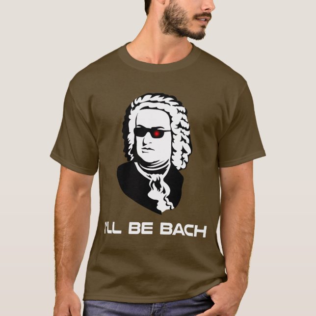 T-shirt Eu serei Johann Sebastian Bach (Frente)