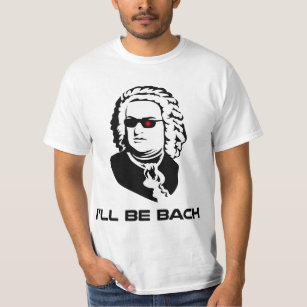T-shirt Eu serei Johann Sebastian Bach