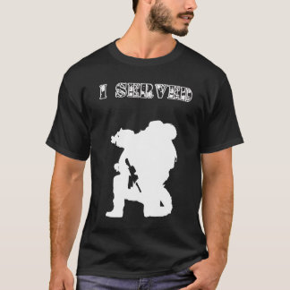 T-shirt Eu servi:  Soldado
