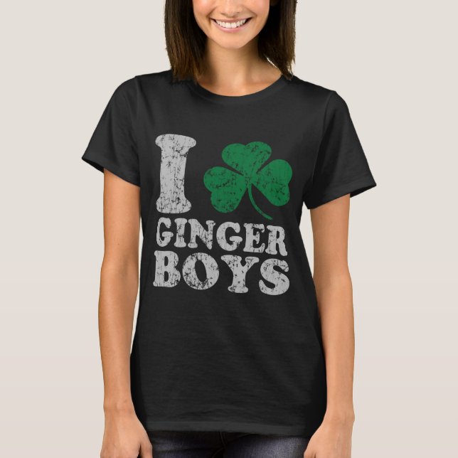 T-shirt Eu Shamrock Ginger Boys (Frente)