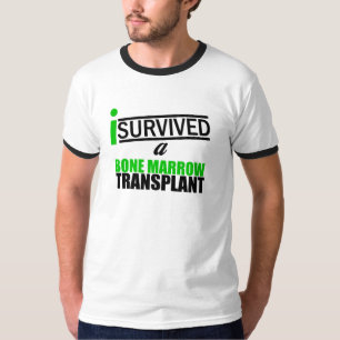 T-shirt Eu sobrevivi a uma transplantação v3 da medula