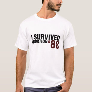 T-shirt Eu sobrevivi ao aborto '88