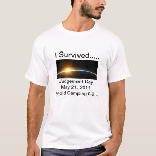 T-SHIRT EU SOBREVIVI AO DIA DO JUÍZO FINAL