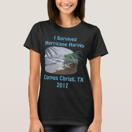 T-shirt Eu Sobrevivi ao Furacão Harvey 2017 (Corpus Christ
