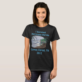 T-shirt Eu Sobrevivi ao Furacão Harvey 2017 (Corpus Christ