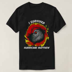 T-shirt Eu sobrevivi ao furacão Matthew 2016