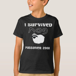 T-shirt Eu sobrevivi ao Passover 2008