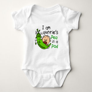T-shirt Eu sou a Ervilha Um Vagem do Auntie