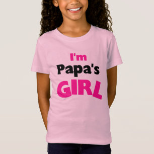 T-shirt Eu sou a garota do papai