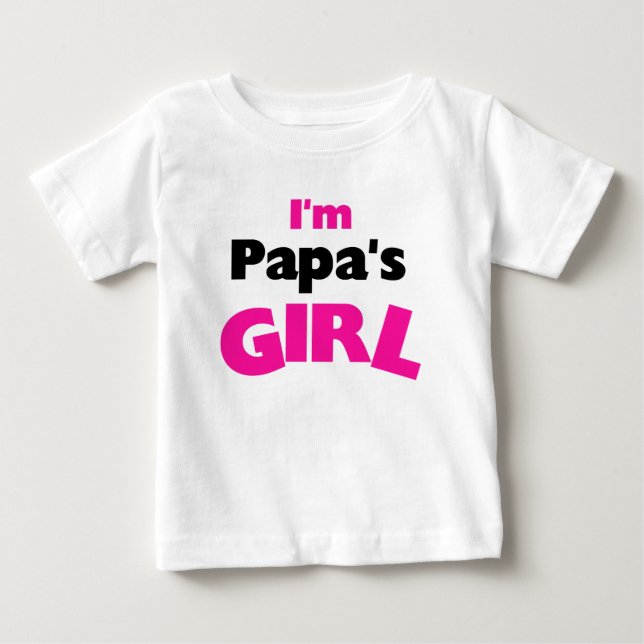 T-shirt Eu sou a garota do papai (Frente)