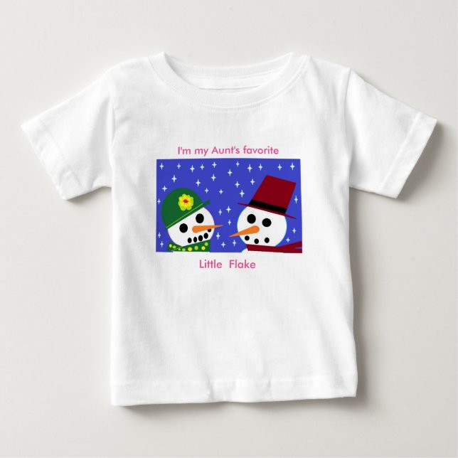 T-SHIRT EU SOU A MINHA TIA FAVORITA BABY TEE (Frente)