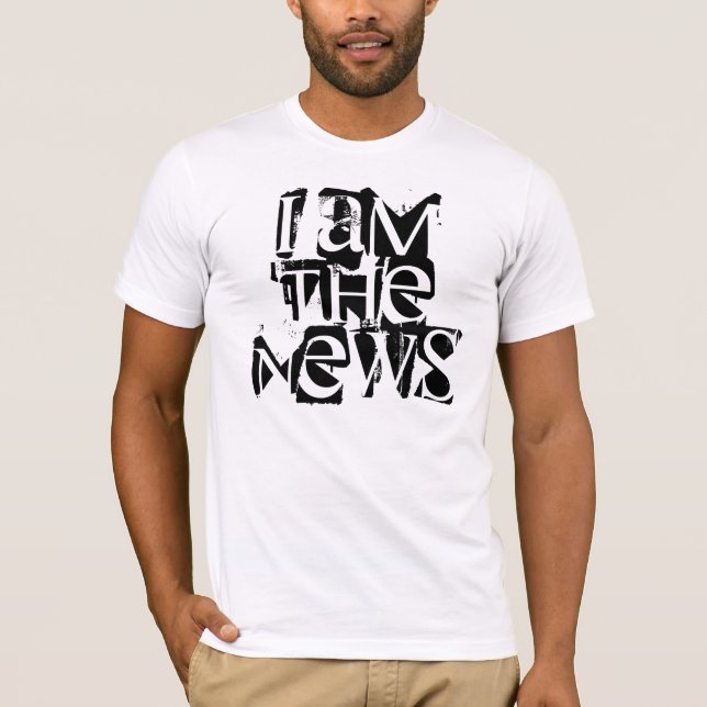 T-shirt Eu sou a notícia (Frente)